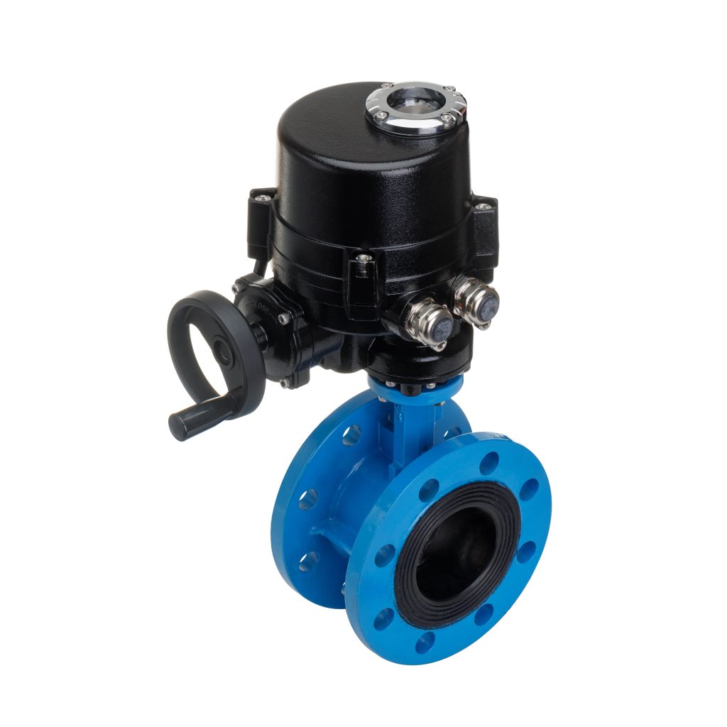 Electric flanged butterfly valve manufacturer