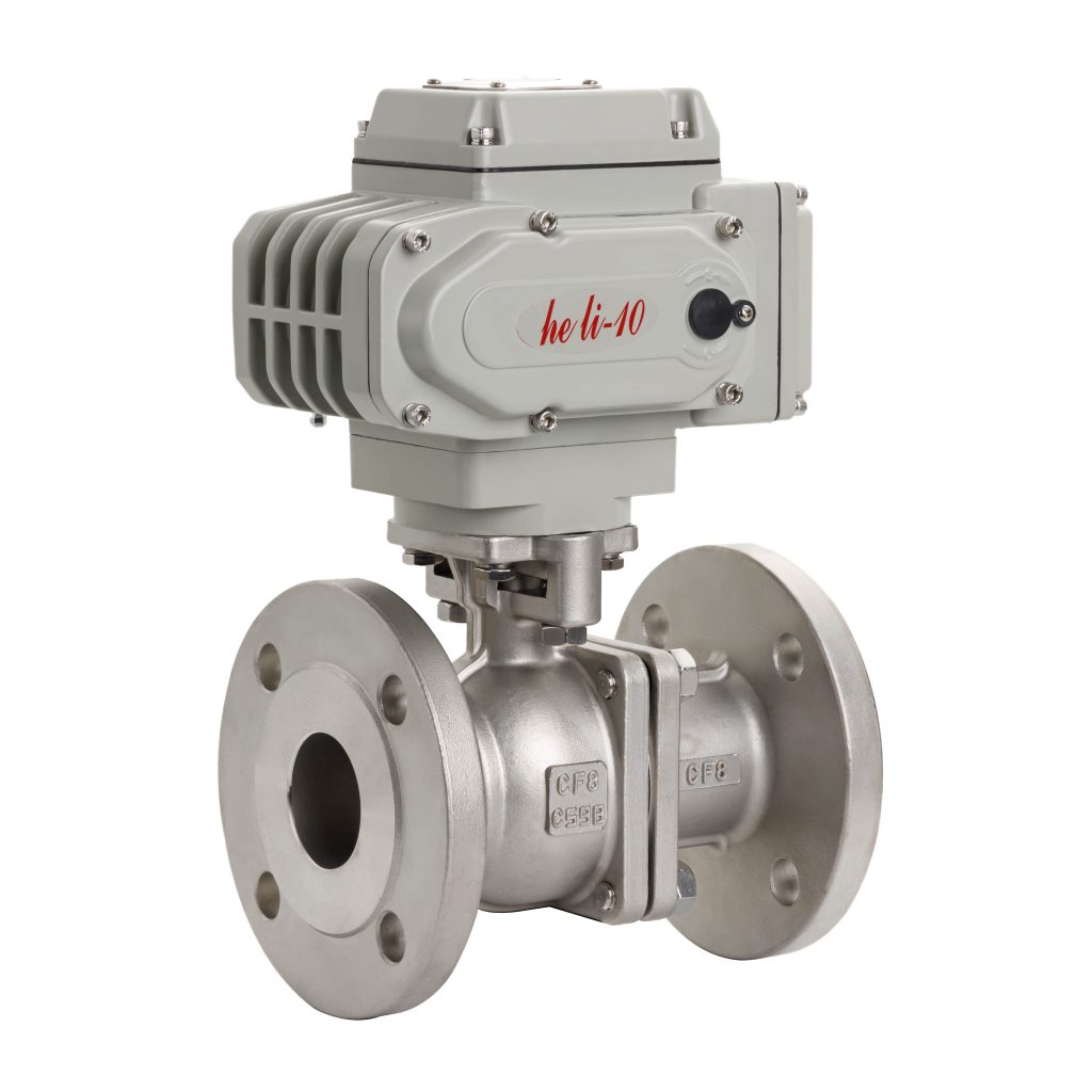 Electric stainless steel flange ball valve oem manufacturer