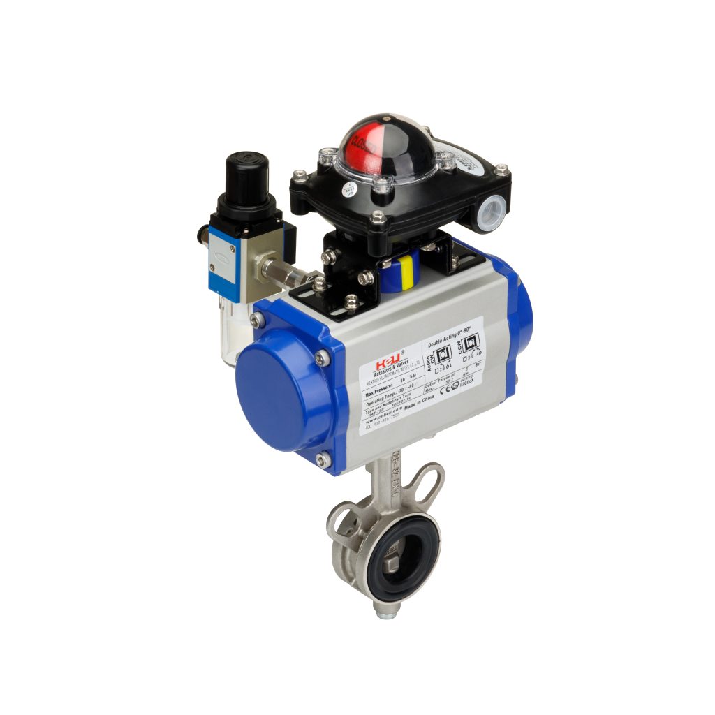 Hydrogen energy Pneumatic butterfly valve