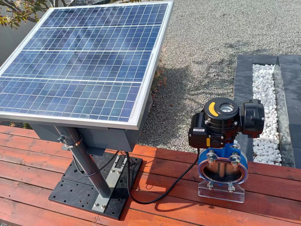 Lithium battery intelligent control solar electric actuator