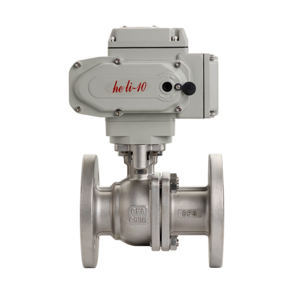 Electric stainless steel flange ball valve manufacturer