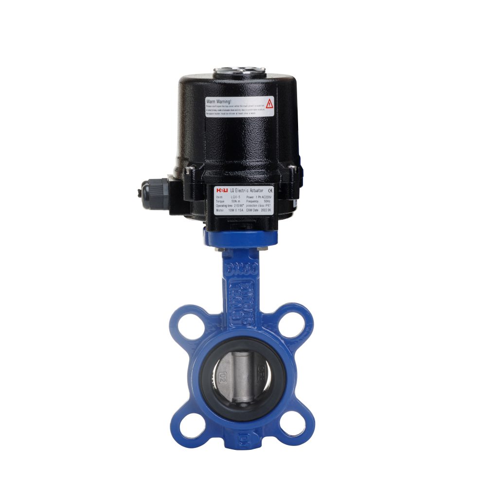 Lithium battery Electric butterfly valve for agricultural irrigation