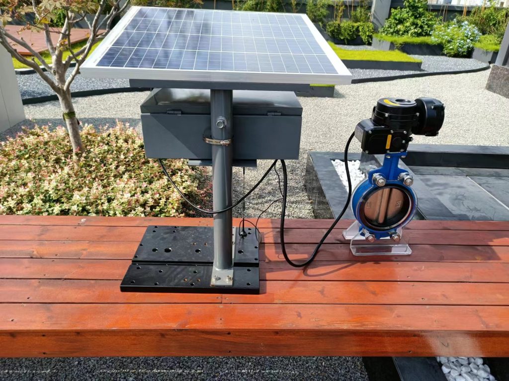 Lithium battery intelligent control solar electric actuator